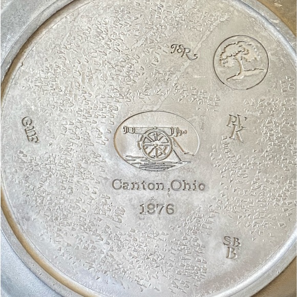 Set of 5 Collectible Pewter Plates - The Great American Revolution of 1776 - Picture 3 of 15